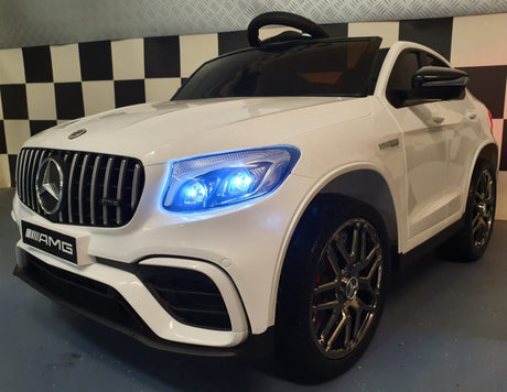Elektrisk bilbatteri Mercedes GLC 63 AMG 12 Volt hvid