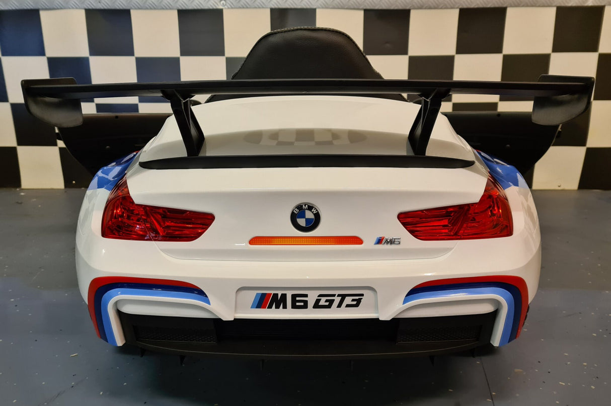 Elektrisk koerebil BMW M6 GT3 med 2.4G RC hvid