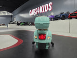 Vespa GTS 12V barnscooter med vindruta – 1 person, rosa