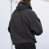 World of Tanks Hoodie with embossing grey, L