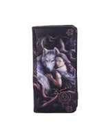 Anne Stokes Winter Guardians Wolf Embossed Purse
