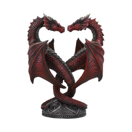 Dragon Heart Anne Stokes Valentine’s Edition romantic gothic candle holder – billede 3