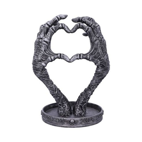 Gothic Mummified Love Heart Hands Jewellery Dish Holder