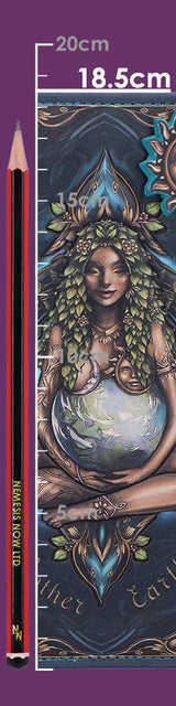 Mother Earth Embossed Purse 18.5cm