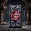 Skull Embrace Embossed Purse (AS) 18.5cm