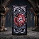 Skull Embrace Embossed Purse (AS) 18.5cm