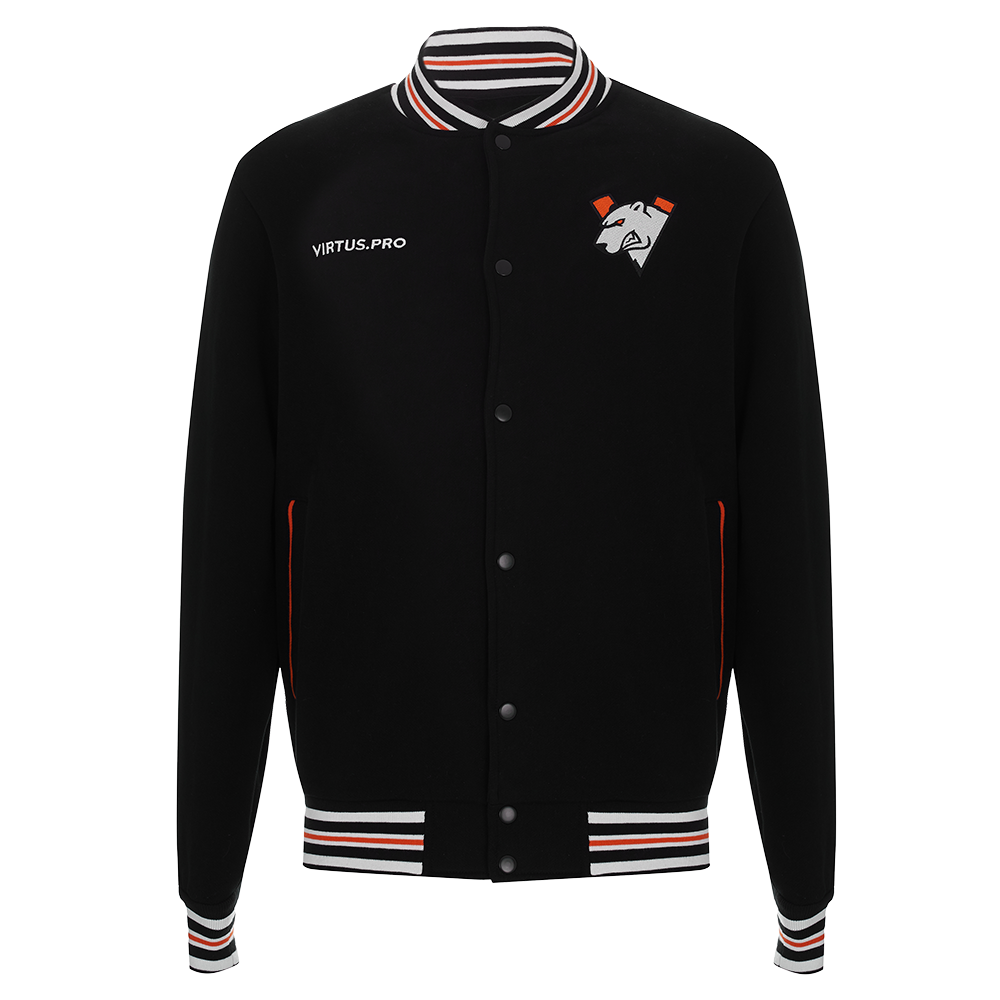 Virtus.pro College jacket black, 2XL