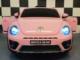 VW Beetle elektrisk børnebil 12 volt pink