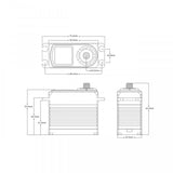 BH125W BL Servo HV 125.0kg/0.085sec @8,4V