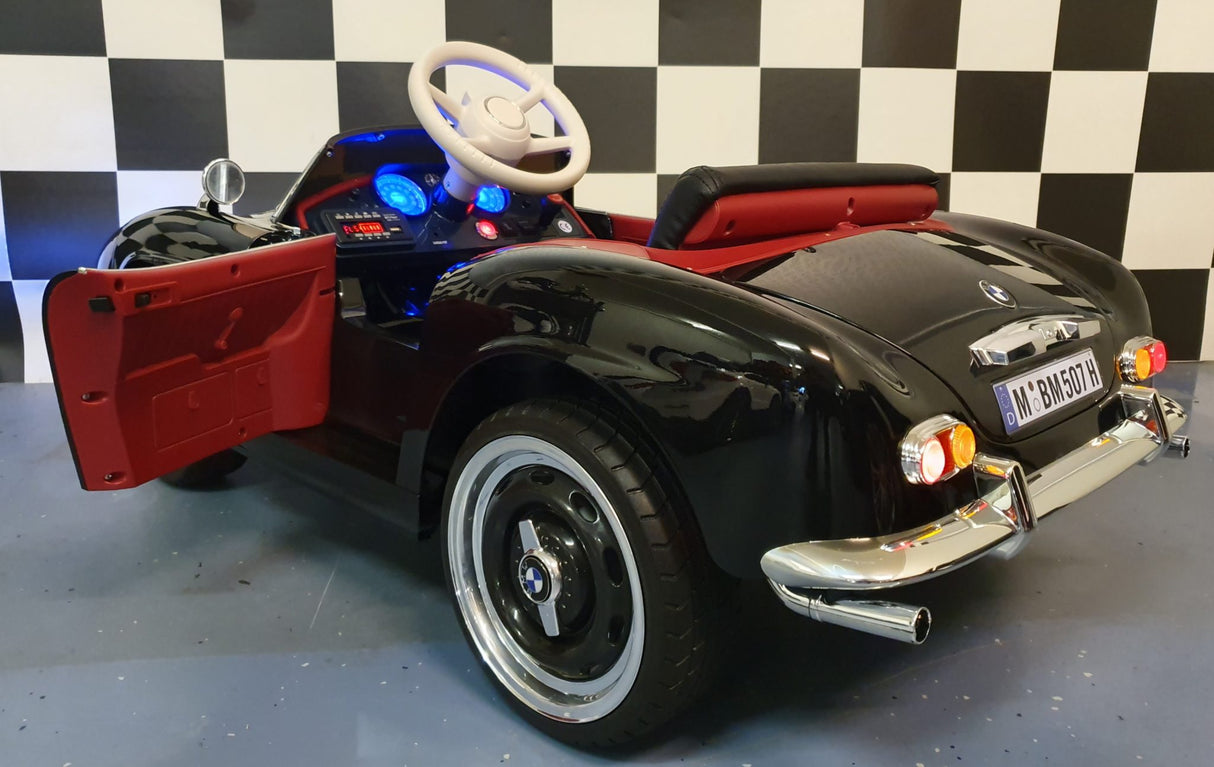 BMW 507 elektrisk børnebil m. fjernbetjening