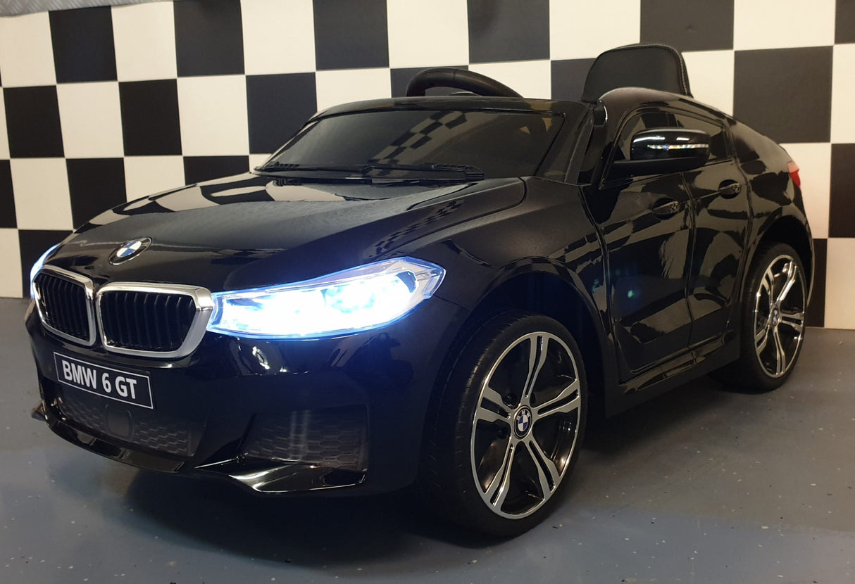 Børnebil BMW GT 12V sort