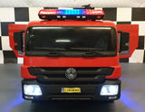 Brandbil 12V elbil för barn med fjärrkontroll
