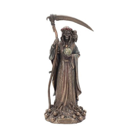 Santa Muerte Reaper Finished in Bronze 29cm