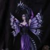 Guardians Embrace Large Dark Fairy Dragon Ornament – billede 8