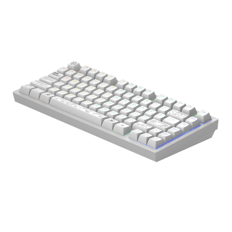 Dark Project ALU Terra Nova White - Wireless Gaming Keyboard (ANSI UA)