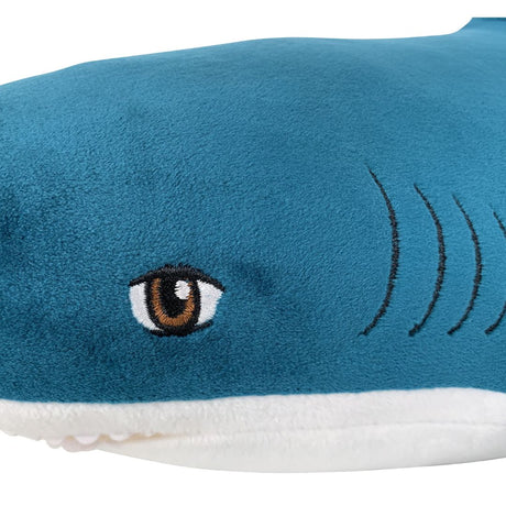 Plush toy WP MERCHANDISE  Shark turquoise, 50 cm