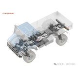 Crawling kit - EMO X6 1/8 RTR 775 Brushed kit (Blue)