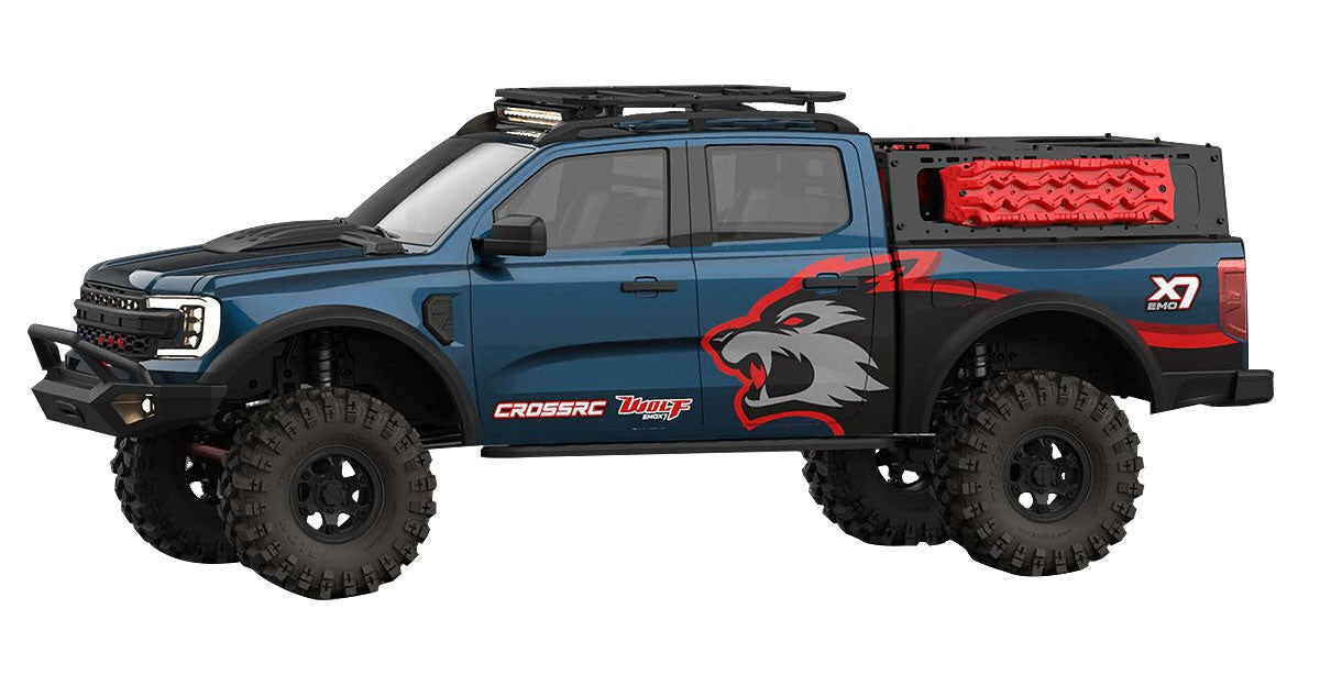 Crawling kit - EMO X7 RTR brushless (blue)
