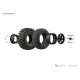 Crawling kit - EMO XL3 1/8 RTR 775 Brushed kit (Blue)