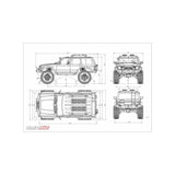 Crawling kit - EMOX2 1/8 RTR Brushless kit (Metal Deep Blue)
