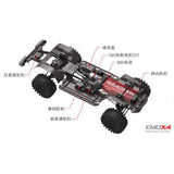 Crawling kit - EMOX4 1/8 ARTR kit (silvery)