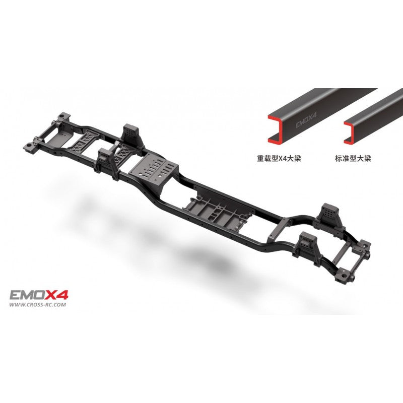 Crawling kit - EMOX4 1/8 RTR 775 Brushed kit (Grey)