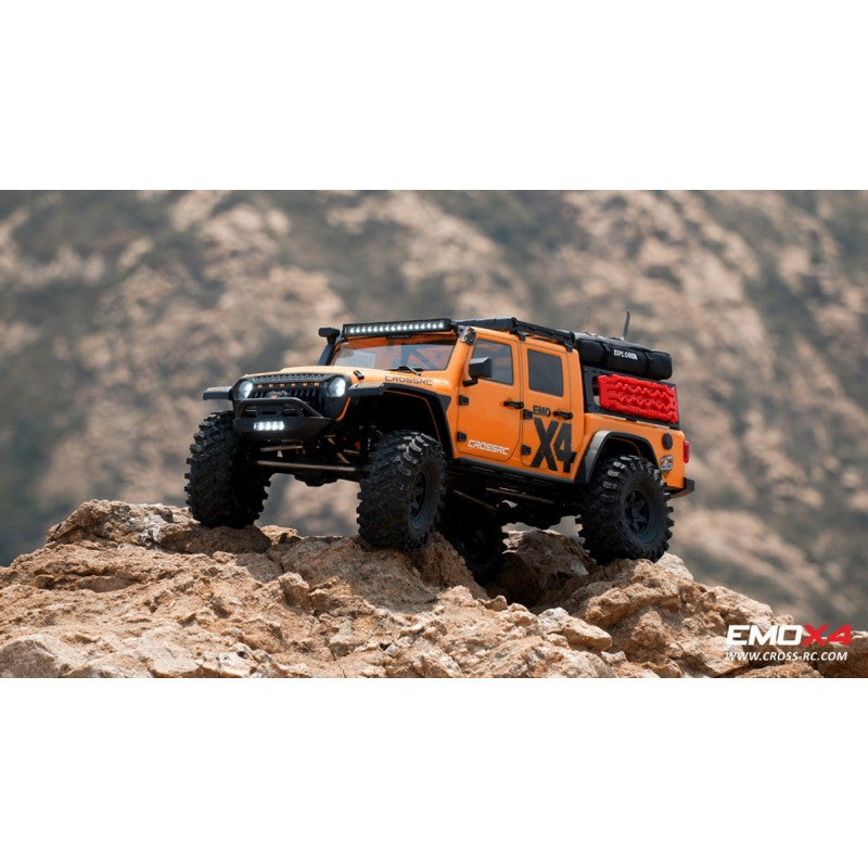 Crawling kit - EMOX4 1/8 RTR Brushless kit (orange)