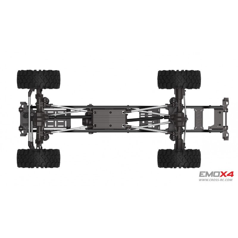 Crawling kit - EMOX4 1/8 RTR Brushless kit (silver)