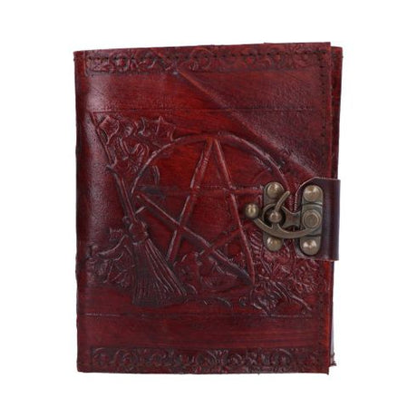 Nemesis Now Lockable Pentagram Leather Emboss Journal