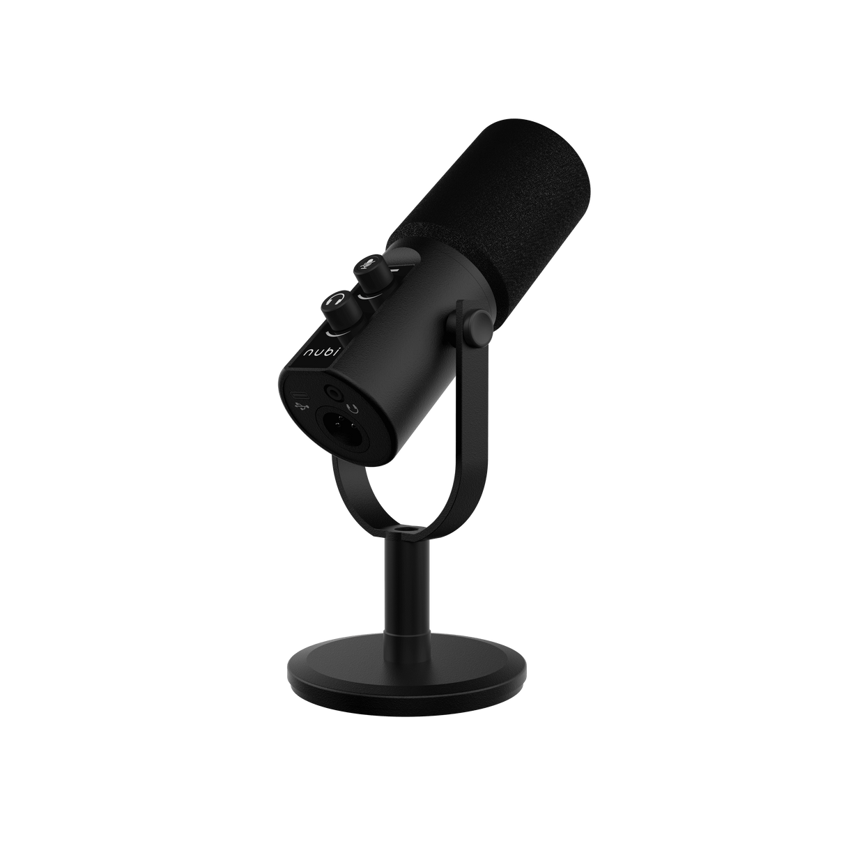 Nubi NMIC1 Dynamic USB and XLR Microphone with ANC, Black
