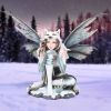 Fae-Lore Winter Fairy Wearing Wolf Hide 30cm – billede 8