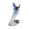 Free Spirit Figurine Fairy and White Winter Wolf Ornament – billede 5
