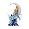Nene Thomas Wind Moon Blue Crescent Moon Fairy and Cat Companion Figurine – billede 5