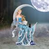 Nene Thomas Wind Moon Blue Crescent Moon Fairy and Cat Companion Figurine – billede 8