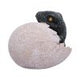 Raptors Dawn Dinosaur Hatchling Egg Figurine