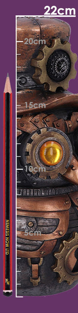 Hootle 22.7cm Steampunk Owl with Top Hat Figurine