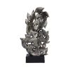 Natural Emotion - Embrace Silver Statue 38cm – billede 6