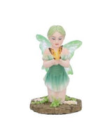 Olivia - Enchanted on Lily Pad Small Fairy Figurine
