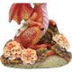 Marigold Flower Dragon Figurine