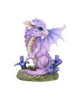Freesia Flower Dragon Figurine