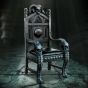 Black Skull Full Size Throne 127cm