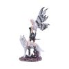 Esarosa – Gothic Fairy with Wolf Companion Figurine – billede 4