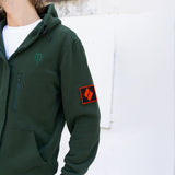 World of Tanks Zip hoodie with patches green, XL