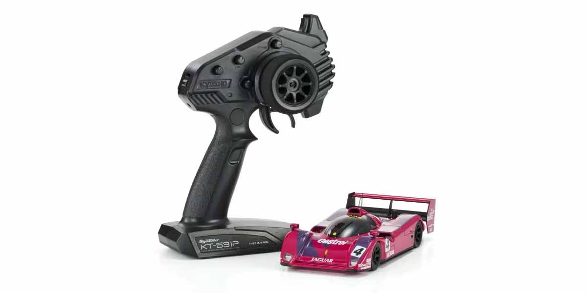 Kyosho Mini-Z MR-04 RWD Jaguar XJR-14 1991 No.4 LM – radiostyrd bil 1:27 RTR (32369LE)
