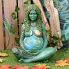 Large Ethereal Mother Earth Gaia Art Statue Painted Figurine – billede 6