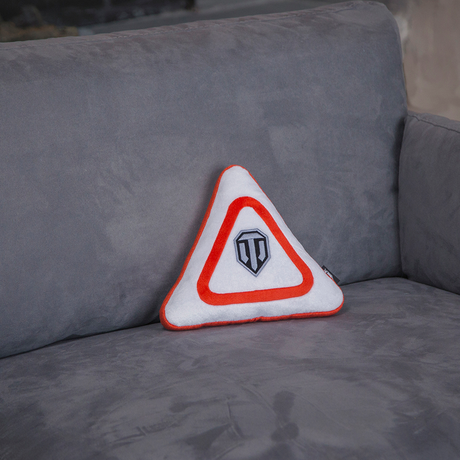 Car Pillow World of Tanks, 24 cm white