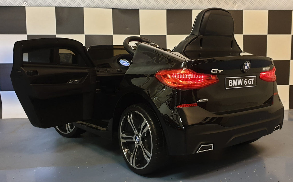 Børnebil BMW GT 12V sort