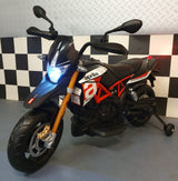 Aprilia Dorsoduro 12V elmotorcykel för barn