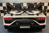 Lamborghini Aventador 2-personers 24 volt med drift hvid