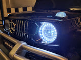 Mercedes-Benz G63 24V elbil för barn – 2 personer, metallic svart